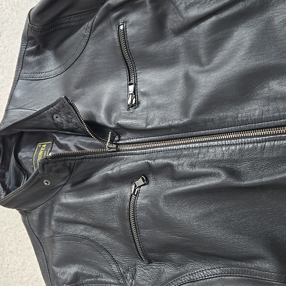 Italian Leather Moto Jacket - Picture 5 of 16